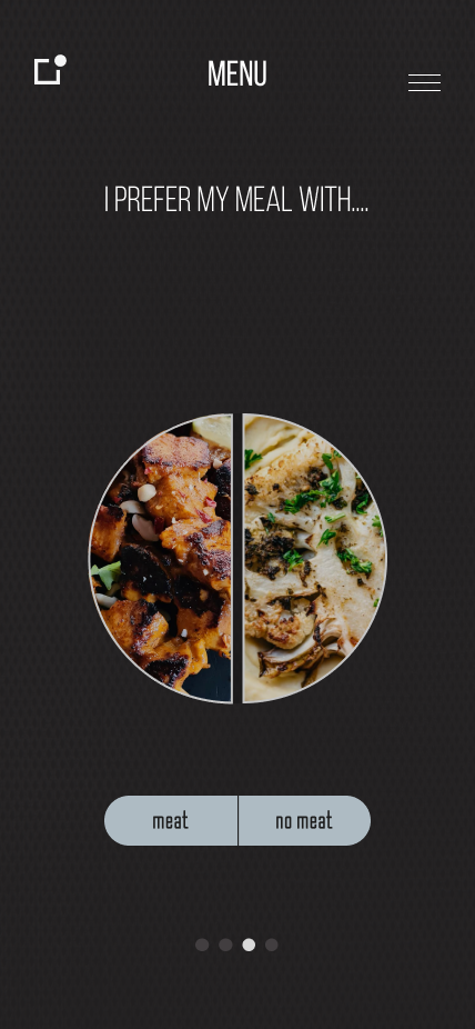 Menu recommender step 3: meat or no meat